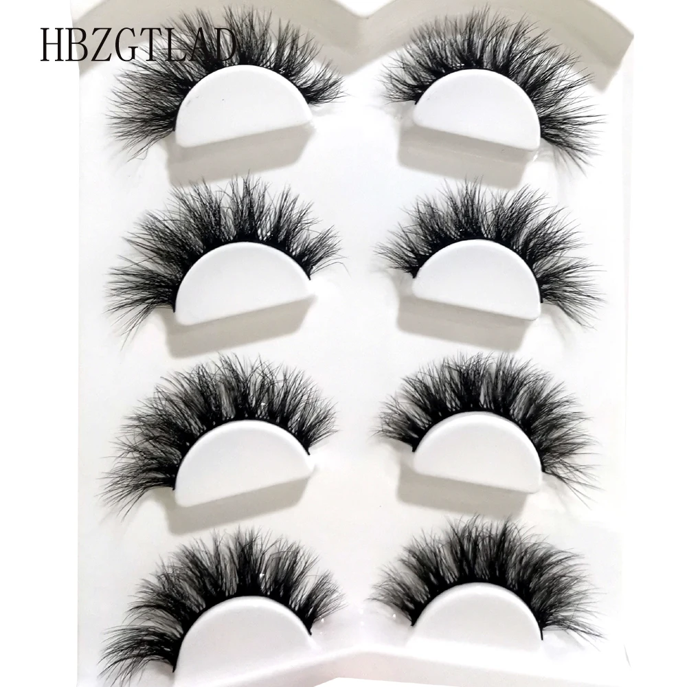 Ink lashes 3d mink eyelashes invisible band natural black mink false eyelash full strip thumb200
