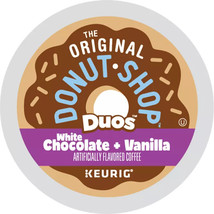 ORIGINAL DONUT SHOP WHITE CHOCOLATE-VANILLA DUOS KCUPS - $16.49+