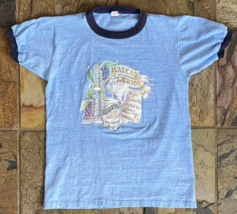 Vtg ALASKAN CRUDE T Shirt-Northern Slope Oil-Light Blue-Single Stitch-Ri... - $46.75