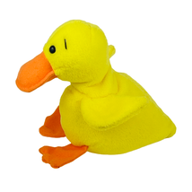 Ty Beanie Baby QUACKERS the Duck Yellow and Orange - No Tag - $12.95