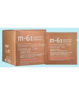 m-61 PowerGlow Peel Gradual Tan | Exfoliating Facial Peel 30 Treatments NIB - $547.91 MXN