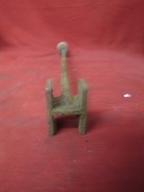 Antique &quot;H&quot; Branding Iron with Wooden Handle - $49.49