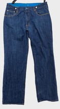 Crown Collective Jeans Mens 38x33 Blue Denim Pants Hip Hop Urban Street Flip - £30.22 GBP
