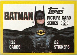 BATMAN 1989 - COVER CARD - 1989 TOPPS # 136 - $1.53