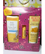 BURT&#39;S BEES Honey Pot 3 Piece Gift Set Body Lotion,Grapeseed Hand Cream,... - $334.12 MXN