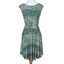 Moulinette Soeurs Anthropologie Dress XSP Green South Shore A-Line Pleat Casual - £25.82 GBP