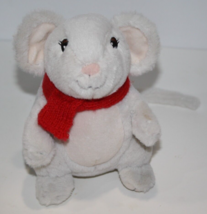 Starbucks Coffee 2010 Huxley Mouse Writer 6&quot; Plush Red Scarf Soft Toy St... - $200.11 MXN