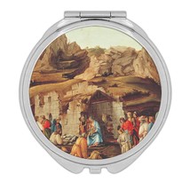 The Adoration of the Kings Filippino Lippi : Gift Compact Mirror Famous Oil Pain - £10.30 GBP