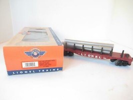 Lionel POST-WAR Celebration - 19456 Flat Car W/PIPES - Ln - 0/027- Boxed - £37.97 GBP