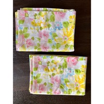 Vintage Marvelaire By Springmade Set Of 2 Flower Power Standard Pillowcases - £14.85 GBP