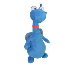 Disney Store Authentic 17” Doc McStuffins Stuffy Blue Dragon Orange Spot... - $18.19