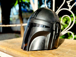 Star Wars Black Series Mandalorian Helmet 18G Steel Star War Boba Fett Helmet - £100.26 GBP