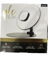 Viral glo TECH Foldable Travel LED Mirror, 1821526 Black/White 7.9&quot;X8.4&quot;... - $34.12 CAD