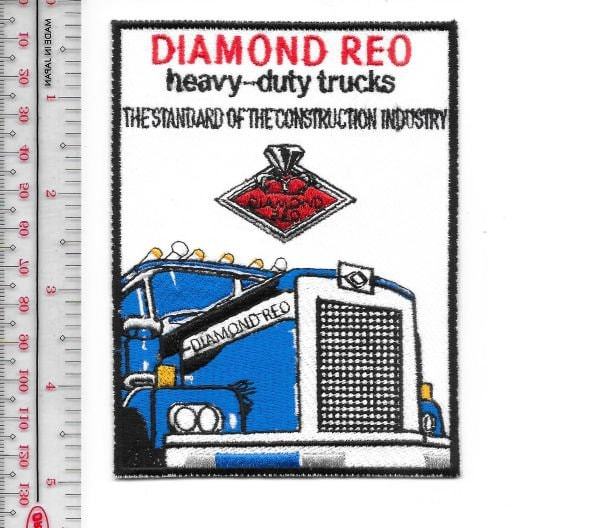 Vintage Trucking Diamond Reo Heavy Duty Tractor Truck Promo Patch blue - $10.99