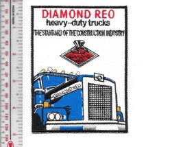 Vintage Trucking Diamond Reo Heavy Duty Tractor Truck Promo Patch blue - £8.59 GBP