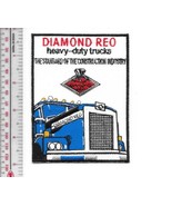 Vintage Trucking Diamond Reo Heavy Duty Tractor Truck Promo Patch blue - $10.99