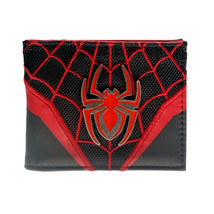 New Spiderman Peter Parker Marvel Bifold Wallet Mens Bi Fold Spider Man - £19.71 GBP