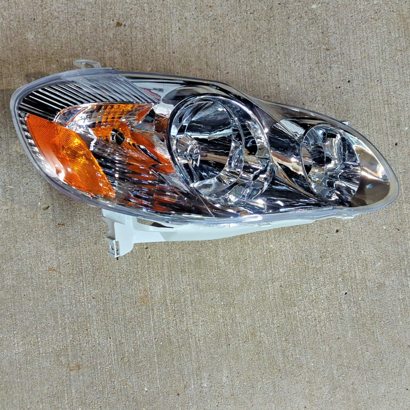 81110-02200 for 2003-2004 Toyota Corolla RH Passenger Side Headlamp Gray... - $40.47