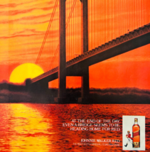 1981 Johnnie Walker Red Scotch Advertisement Vintage Distillery Bridge D... - $35.14 CAD