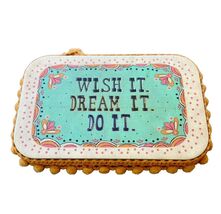 Natural Life Tin Wish It Dream It Do It Motivational Gift Notepad Pen In... - $8.91