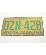 Vintage 1974 North Carolina N C Metal License Plate Tag - $25.45 CAD
