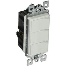 Decora R42-01755-OWS Single Pole 15A 120V Decora Triple Combination Switch - $524.64 MXN