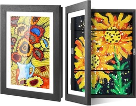 Kid&#39;S Art Display Frame - 18&quot;X13&quot; Artwork Pictures Holds 150 Front Opening - £51.22 GBP