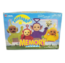 VINTAGE 1998 TELETUBBIES MEMORY MATCHING CARD GAME IN BOX MILTON BRADLEY... - $24.70