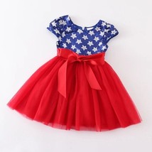 NEW Boutique 4th of July Girls Sequin Star Tutu Dress - £4.81 GBP+