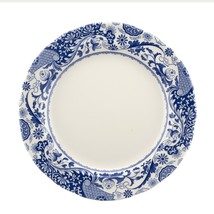 Spode Blue Italian Collection 10.5 Inch Round Brocato Plate, Fine Earthe... - $40.99