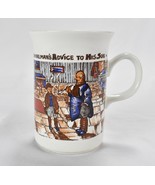 Churchill England Coffee Mug Antique A Yorkshiremans Advice to His Son - $40.60 CAD