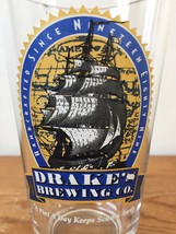 Drakes Brewing Ship Logo San Leandro CA Keeps Scurvy Away Clear Beer Pin... - £19.51 GBP
