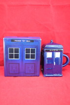 Doctor Who Tardis Police Box Ceramic Mug With Lid  - $15.99