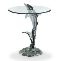 SPI Surfacing Dolphin End Table - £399.77 GBP