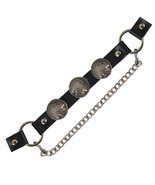 Indian Head Nickle Motorcycle Boot Chain Biker Apparel - $24.99