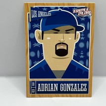 2013 Panini Triple Play Baseball Adrian Gonzalez Base #40 Los Angeles Do... - $1.97