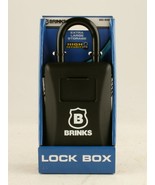 *Brinks Resettable Lock Box Ex Large Capacity Steel Shackle 665-80001 - $338.23 MXN