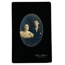 Antique Cabinet Photo 1900&#39;s Victorian Couple Hastings Neb Nelson P Hudl... - €13,15 EUR