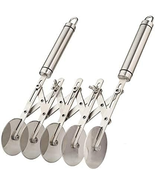 Stainless Steel 5-Wheel Pastry Cutter with Handle for Pizza and Dough Ro... - €25,05 EUR