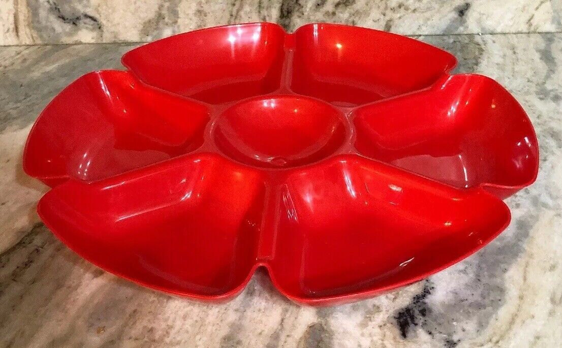 Party Holiday  Christmas Special Ocassion Dip Veggie Snack 15” Tray Plat... - $12.52