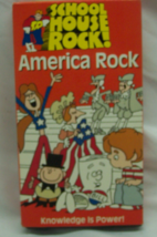 Vintage School House Rock America Rock Cartoon Vhs Video 1995 - £11.59 GBP