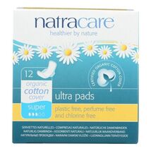 Natural Ultra Pads W/wings Super W/organic Cotton Cover - 12 Pack - $20.45