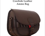 Cow Hide Leather Shotgun 120 Cartridges Holder Hunting Speed Bag Ammo Ho... - $45.80