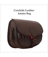Cow Hide Leather Shotgun 120 Cartridges Holder Hunting Speed Bag Ammo Ho... - $861.42 MXN