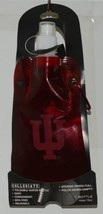 Collegiate Licensed Indiana University Hoosiers Reusable Foldable Water Bottle image 1