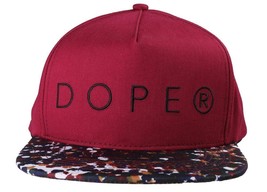 Dope Couture D0915-H206-BUR Seurat Gancio Berretto Cappello Burgundy Puntinato - £11.43 GBP