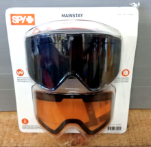 Spy + Mainstay Ski Goggles w/ Pouch Spectra Mirrored Lens Triple Layer Face Foam - £22.70 GBP