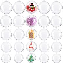Ranchbtn 25pcs Clear Plastic Fillable Ornaments Various Sizes DIY Decor - $62.50 MXN Ranchbtn 25pcs Clear Plastic Fillable Ornaments Various Sizes DIY Decor - $62.50 MXN