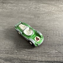 Miniature vintage model #4 green Porsche sportscar - Tootsie Toys brand - $9.87