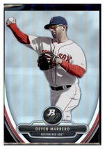 2013 Bowman Platinum Deven Marrero    Boston Red Sox #BPP89 Baseball card   VSMP - £1.62 GBP
